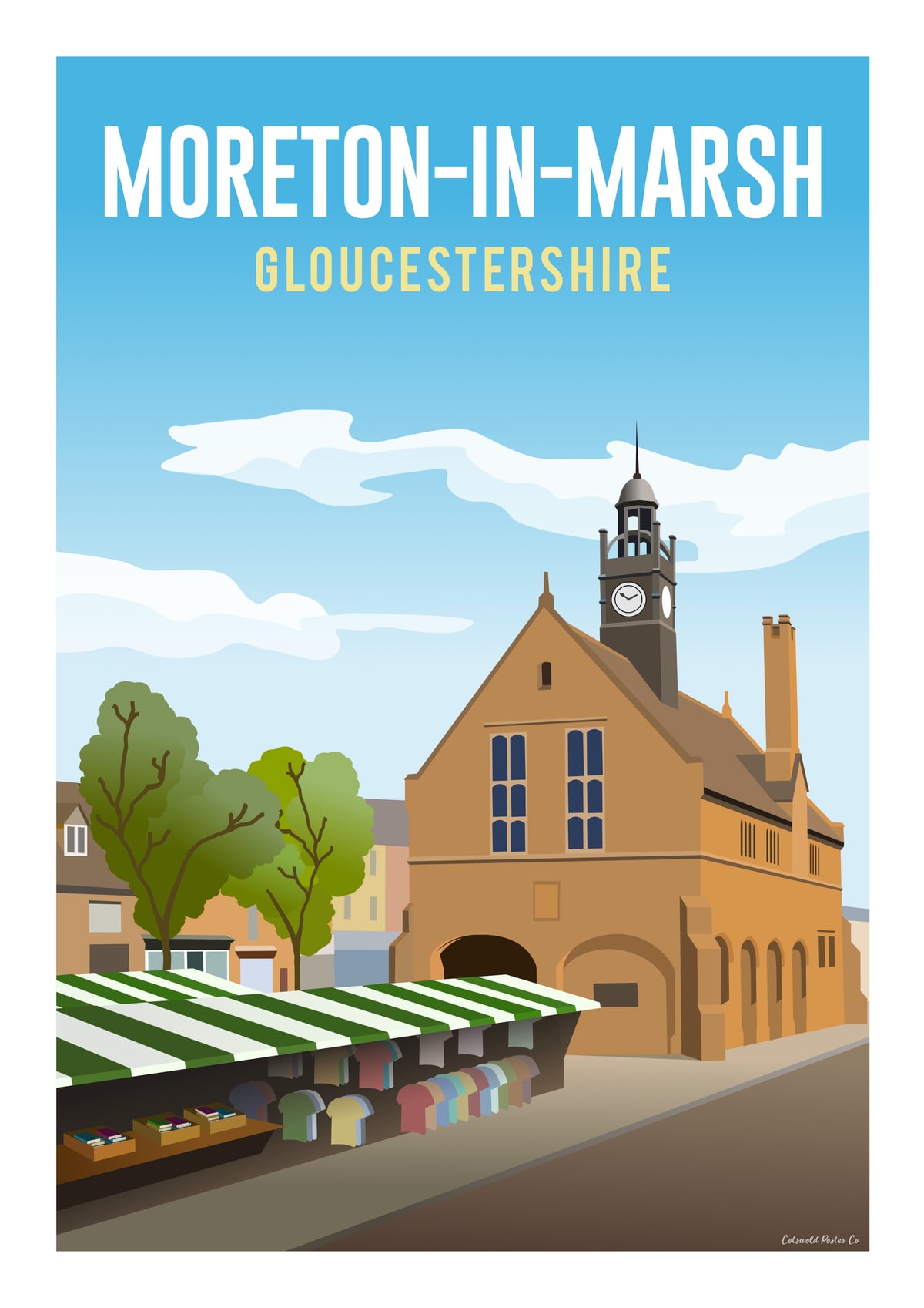 Moreton In Marsh by Cotswold Poster Co	
