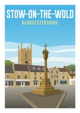 Stow On The Wold by Cotswold Poster Co	 thumbnail