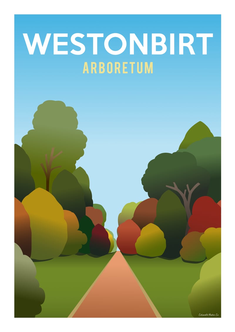 Westonbirt Arboretum by Cotswold Poster Co	