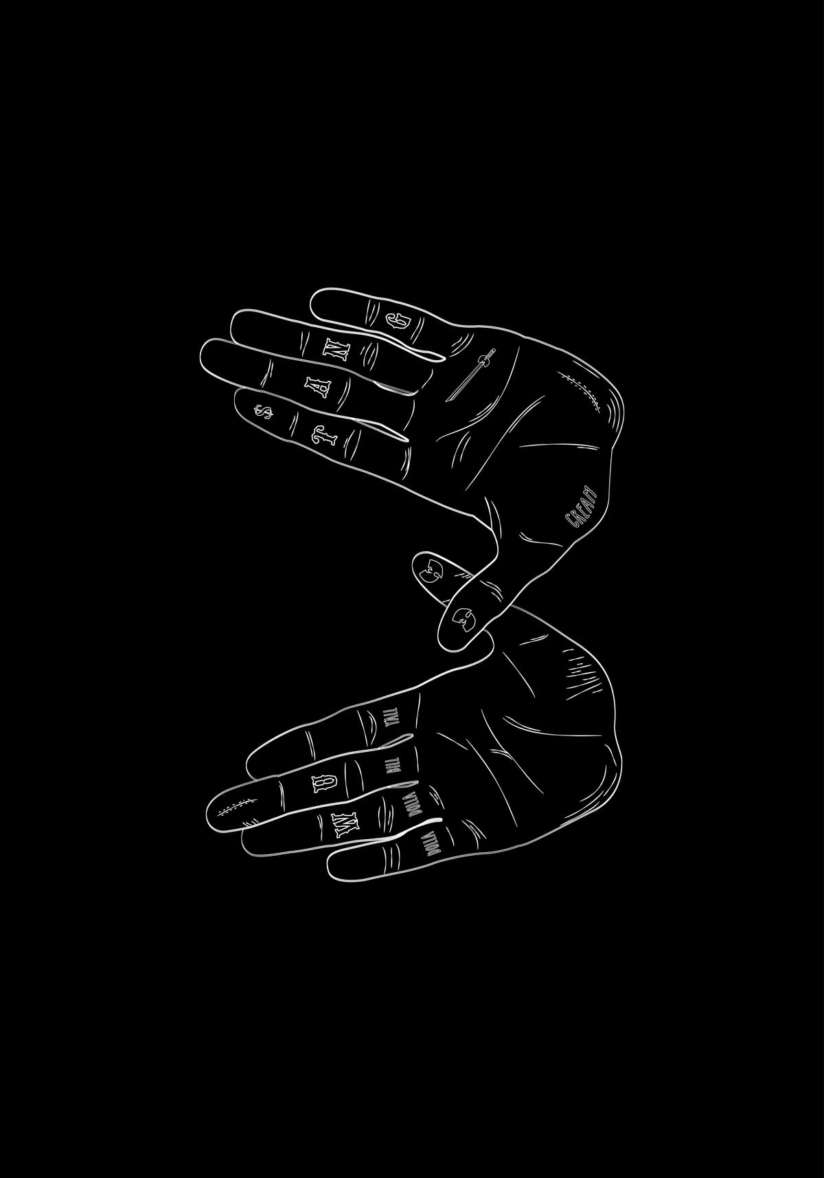 Wu Tang Hands Mood Style by Mood