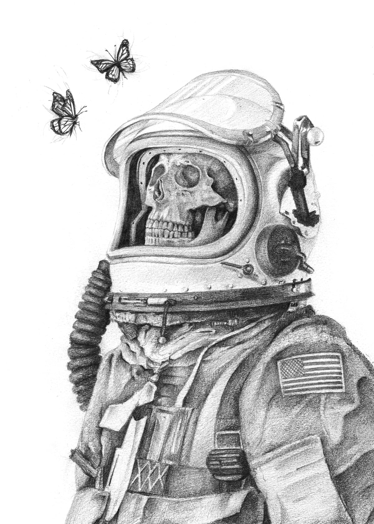 Butterflies in Space by Mike Koubou