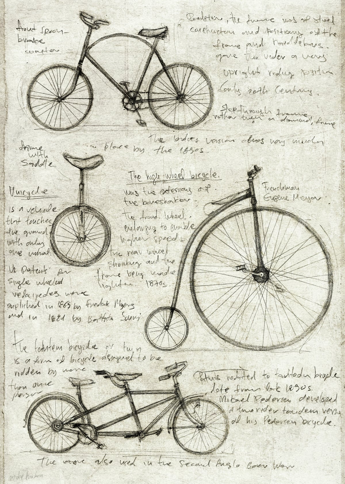 Bicycles  by Mike Koubou