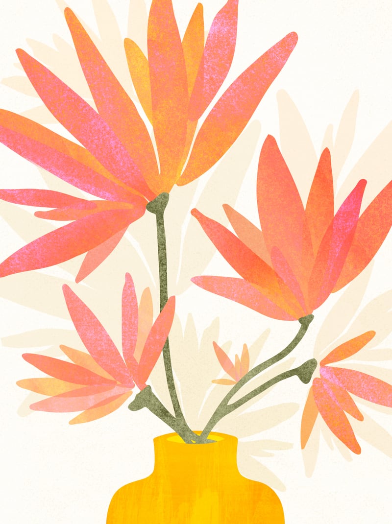 Bright Blooms by Modern Tropical