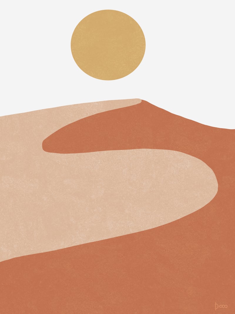 Desert Mountains #1 by Digital Canvas