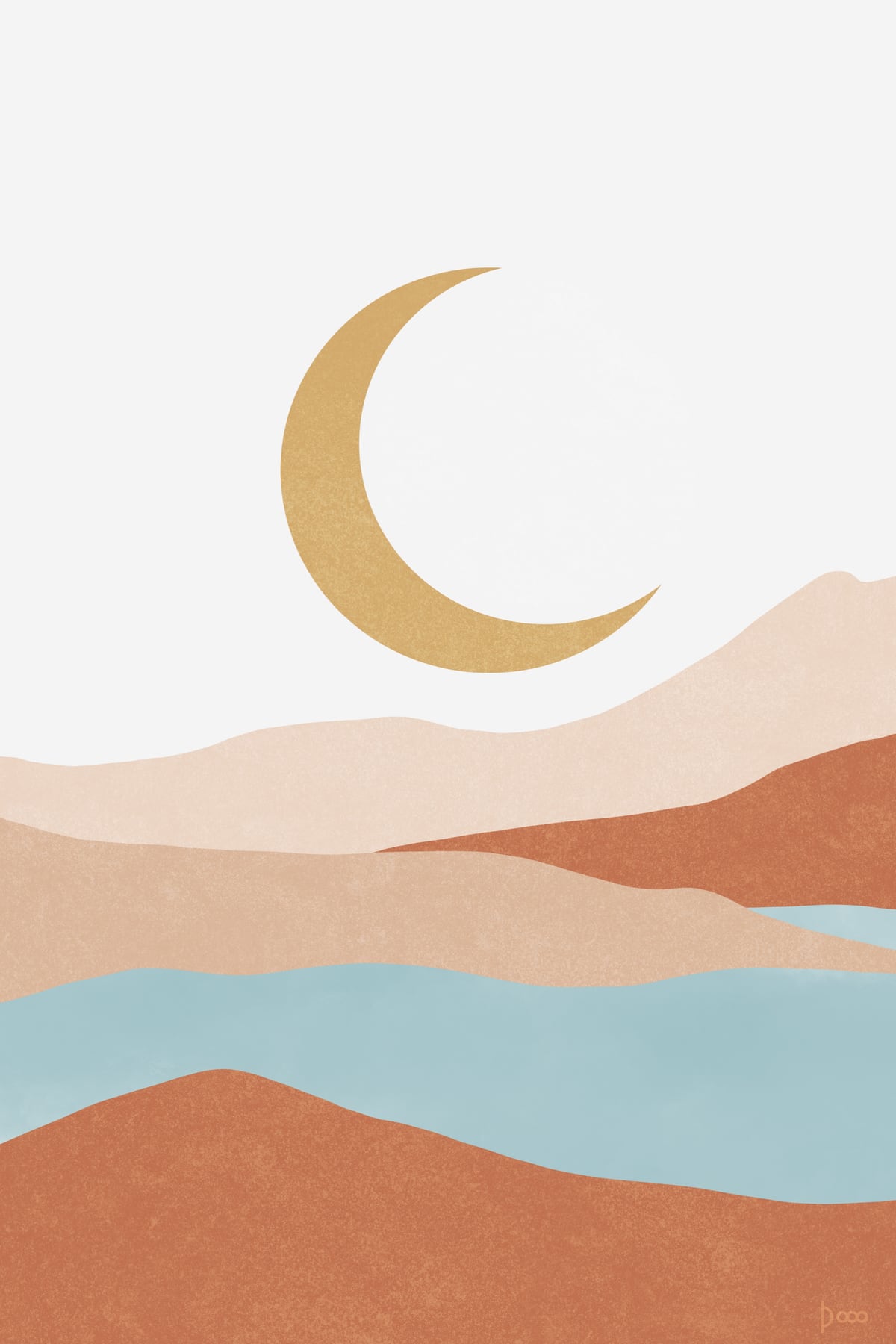 Desert Mountains #2 by Digital Canvas