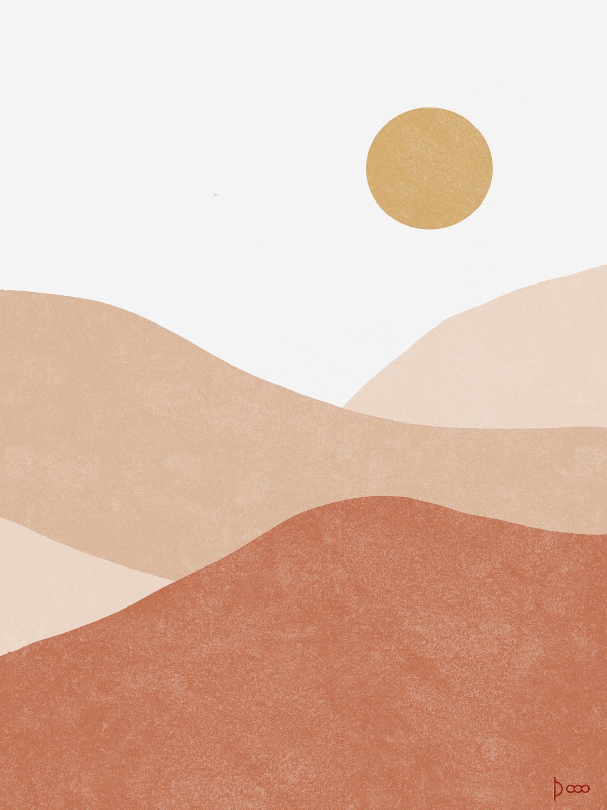 Desert Mountain #5 by Digital Canvas