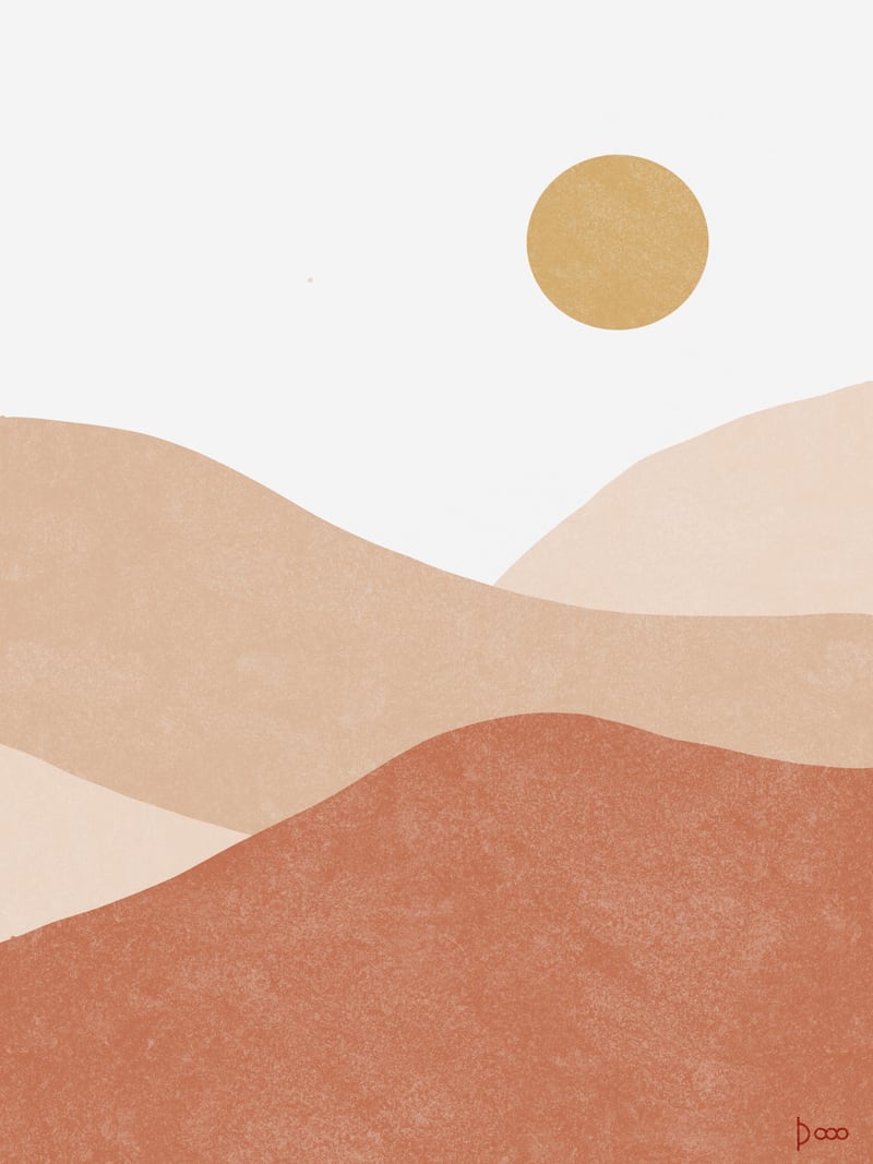 Desert Mountain #5 by Digital Canvas