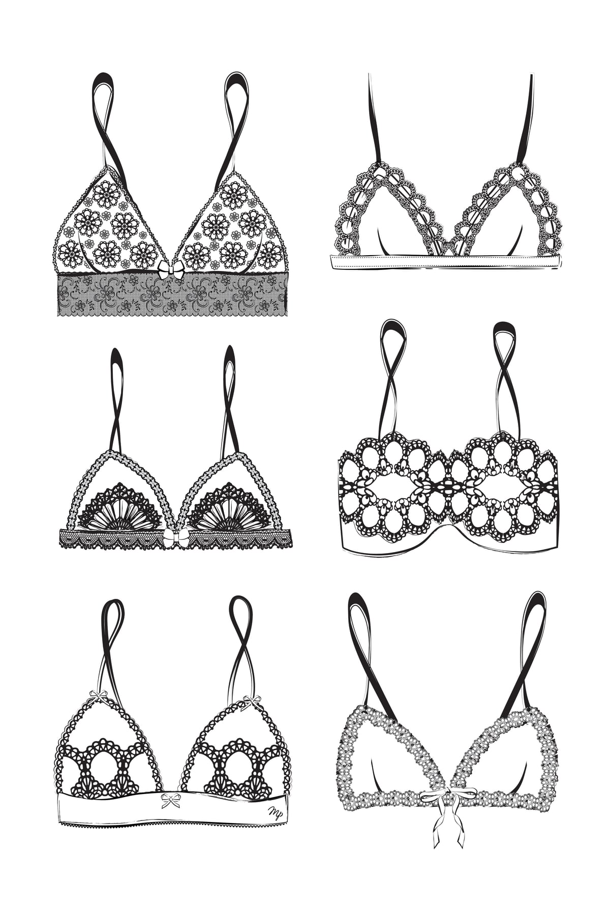 Romantic Bras by Martina