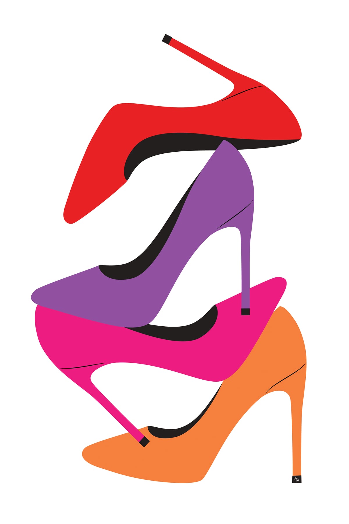 Bright Heels by Martina