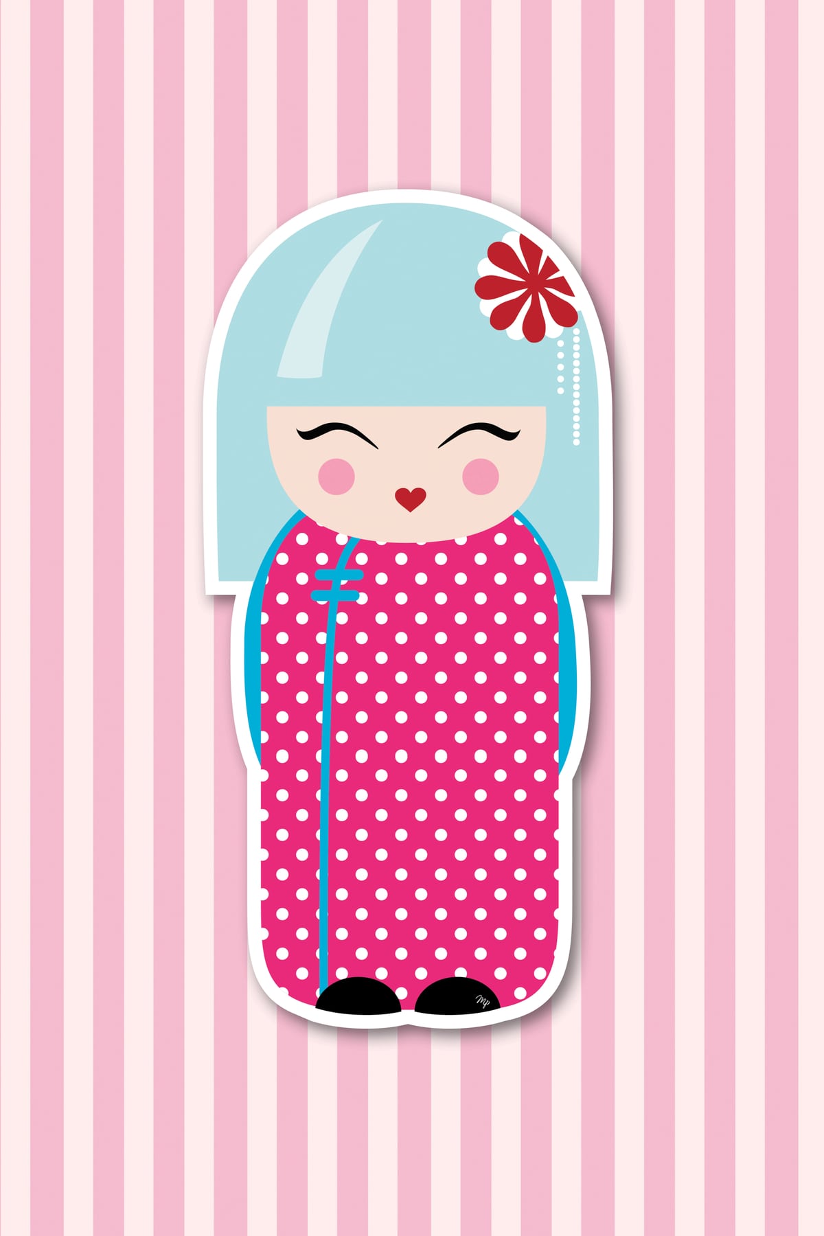 Kokeshi by Martina