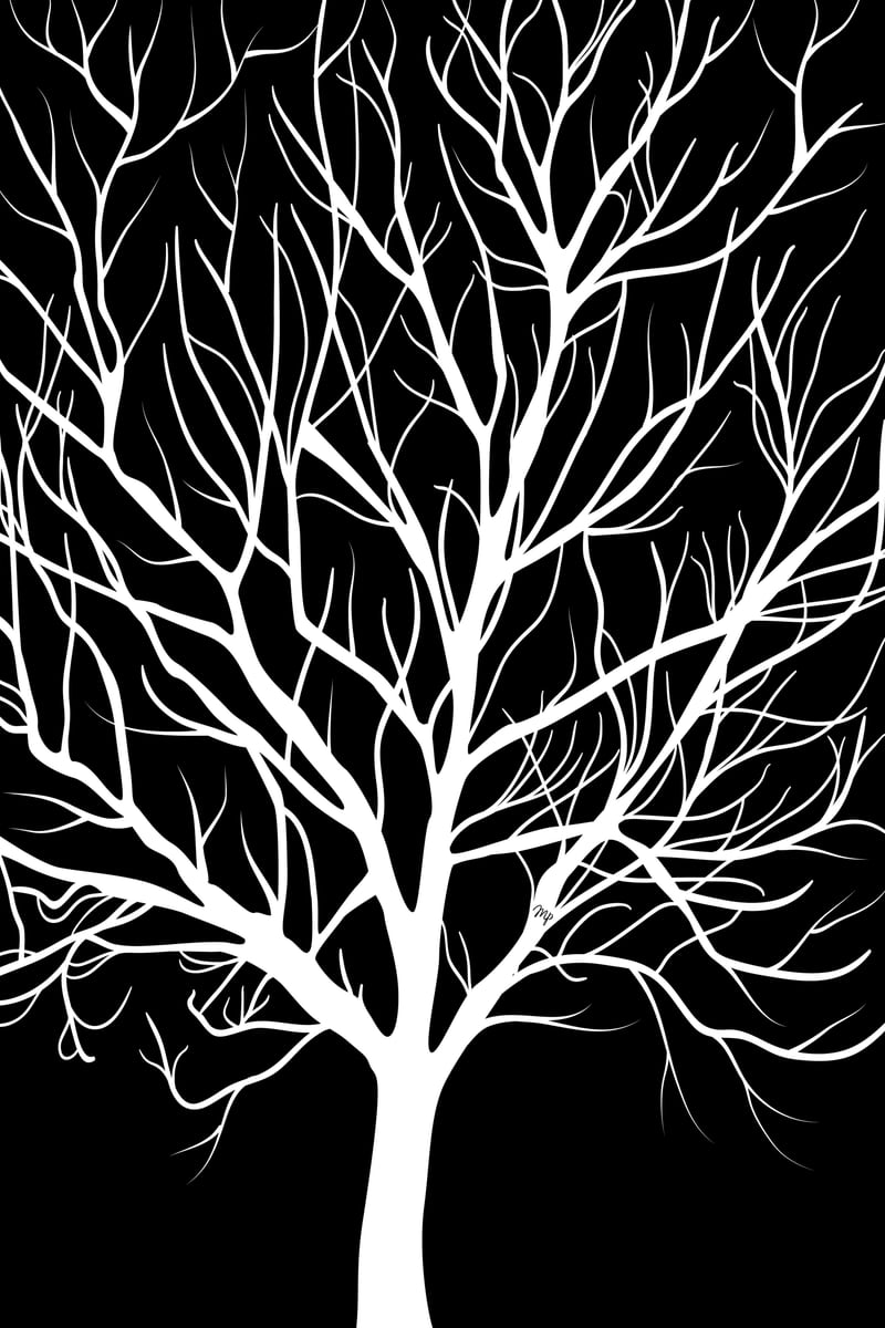 Winter Tree by Martina
