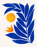 Indigo Garden Sunset by Modern Tropical thumbnail