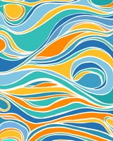 Summer Beach Abstract by Modern Tropical thumbnail