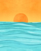 Coastal Sunset by Modern Tropical thumbnail