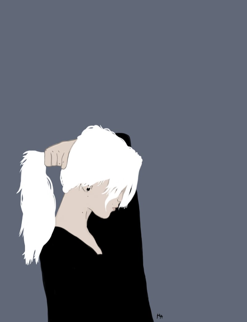 White Hair Beauty by Hypathie Aswang