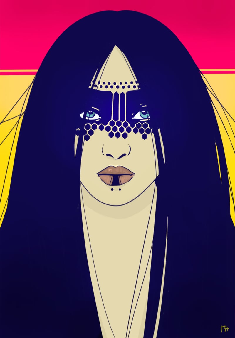 Tribal Lady by Hypathie Aswang