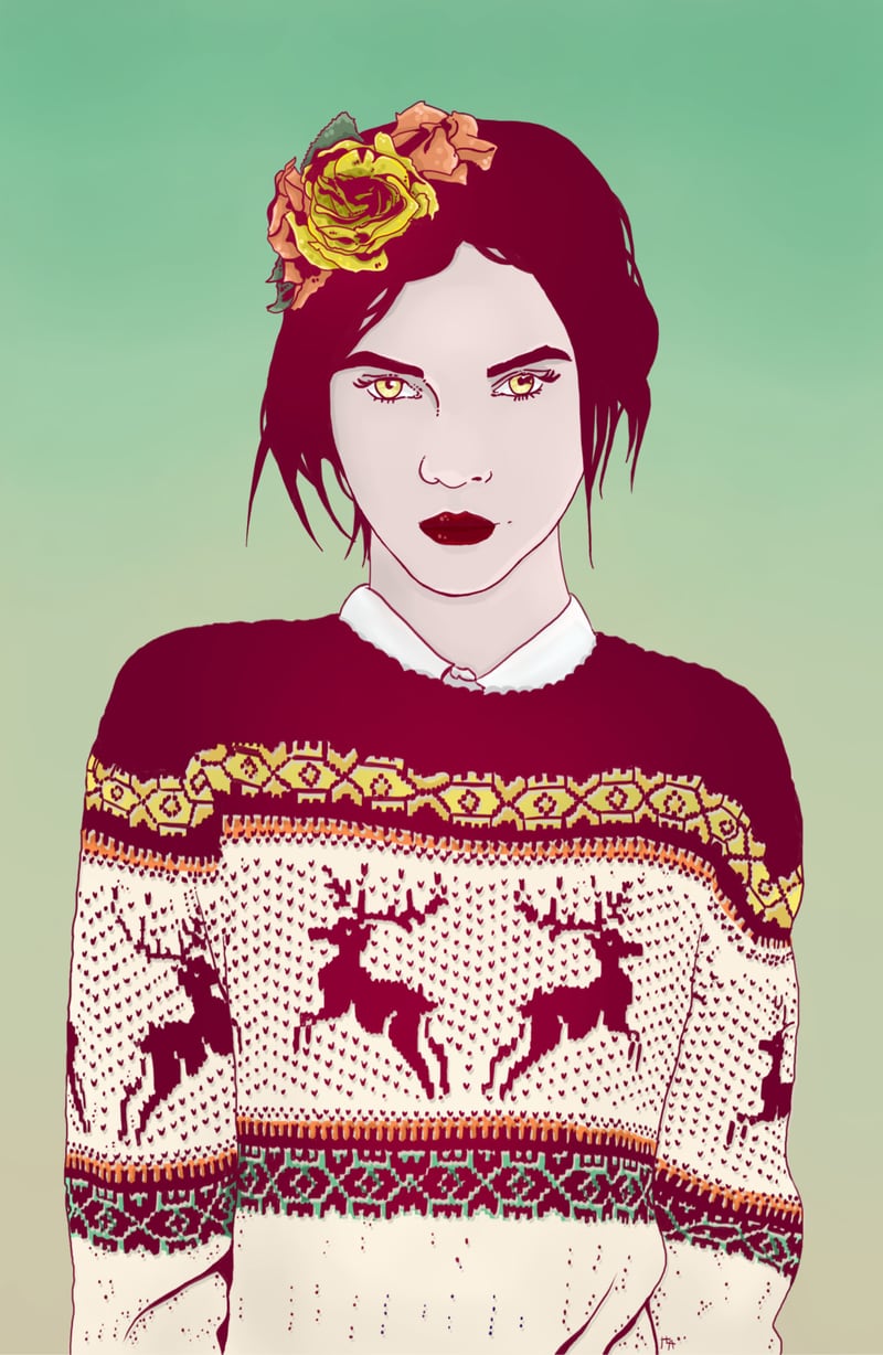 Sweater Weather Lady by Hypathie Aswang