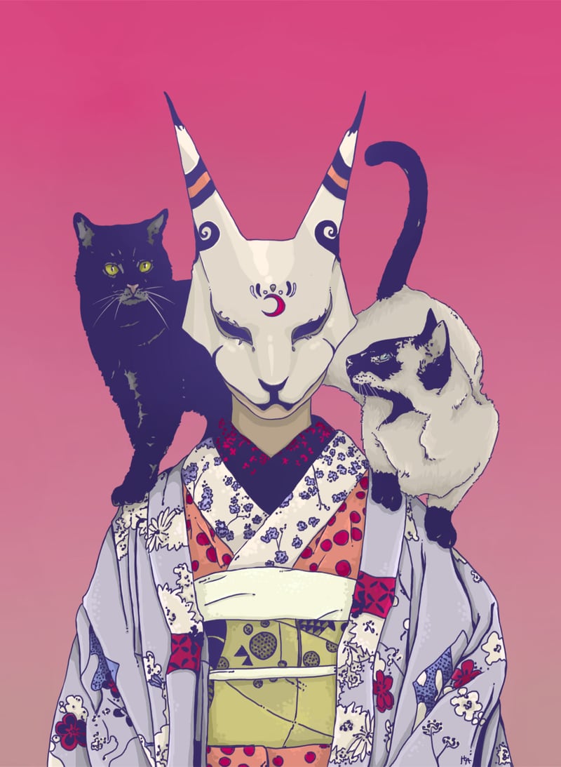 Neko Lady by Hypathie Aswang