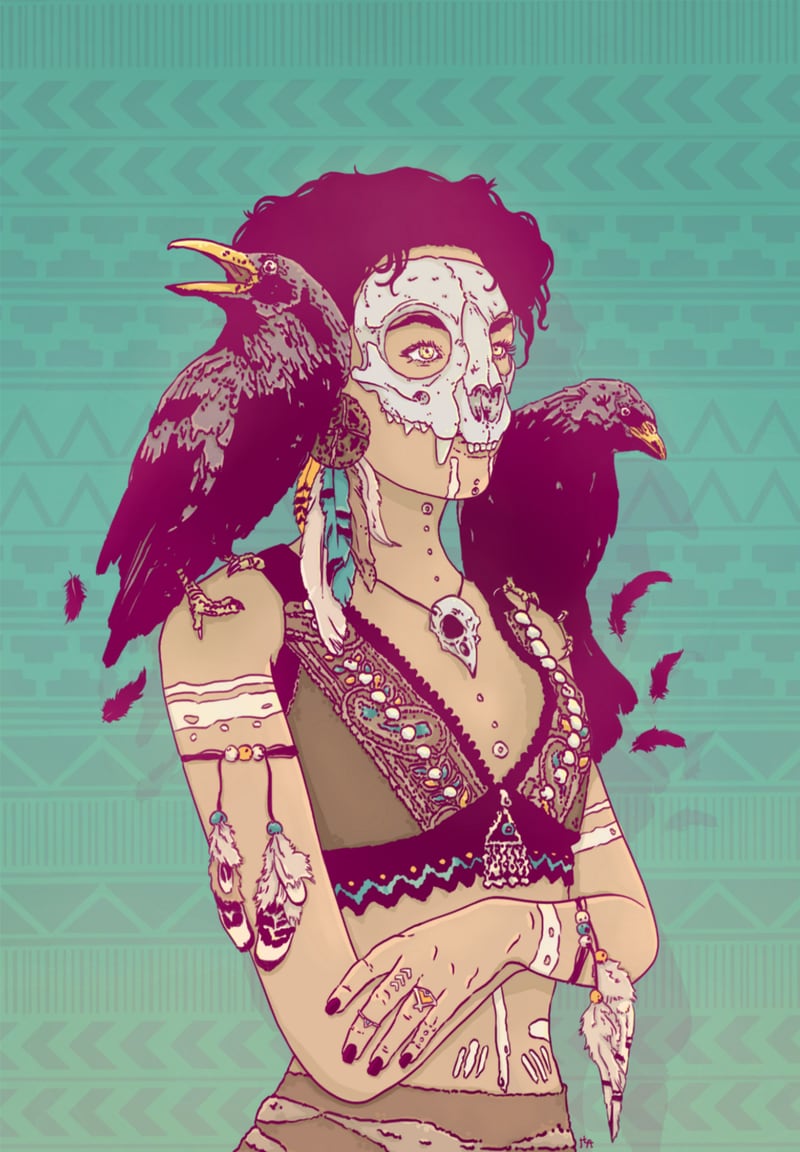Raven Lady by Hypathie Aswang