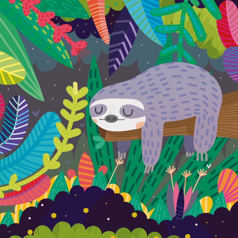 Sloth in nature by Maria Jose Da Luz