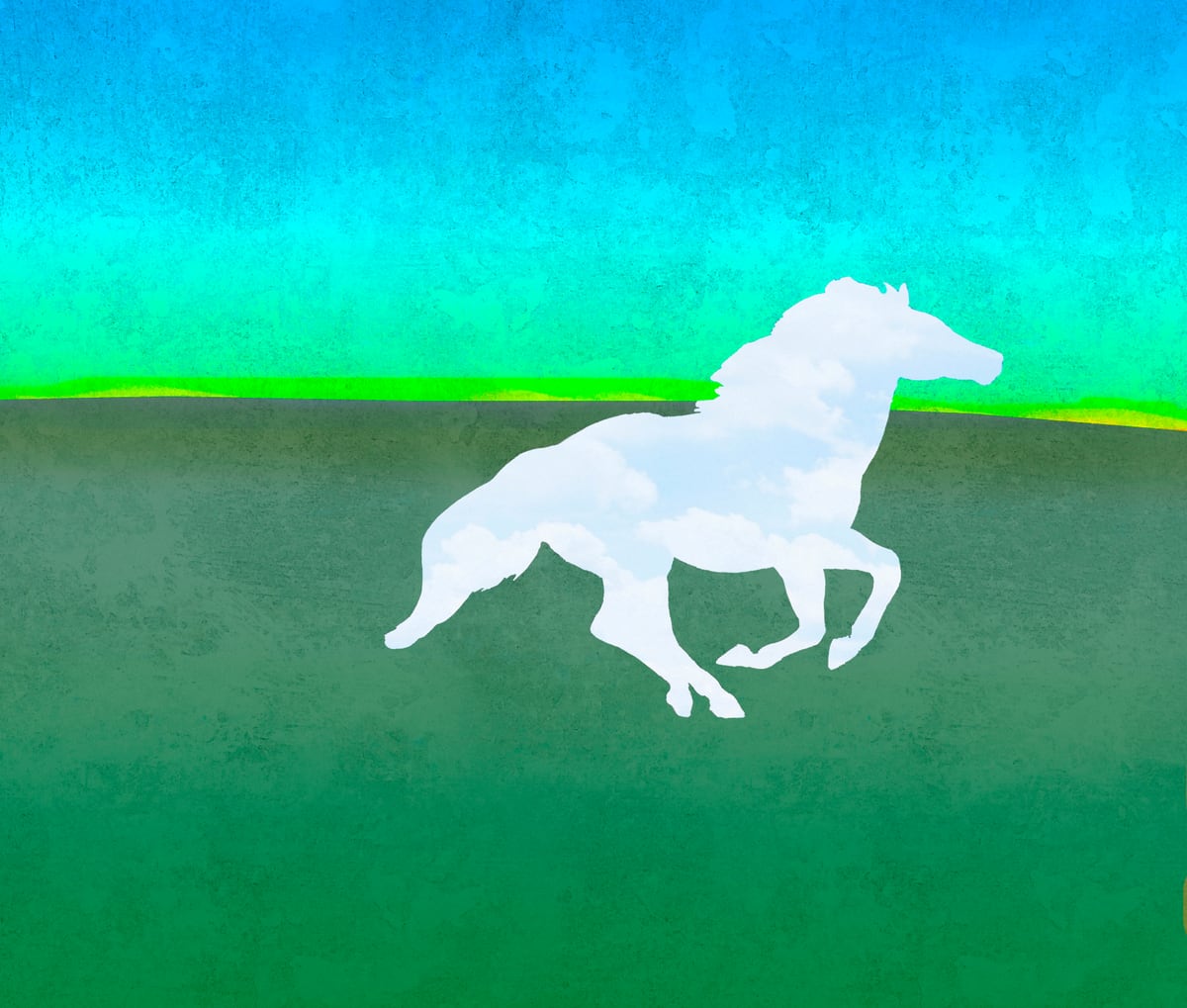 The flight of the enchanted horse by Anne