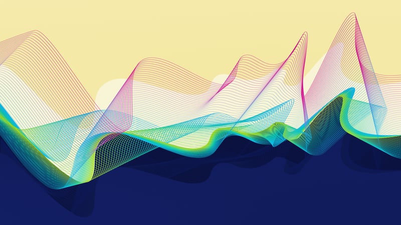 Abstract Waves by Art Design Works