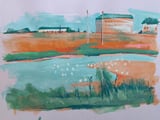 Steppe 30X40cm by Sylwia Kubus thumbnail