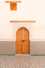 Moroccan door of the Mausoleum by Marika Huisman thumbnail