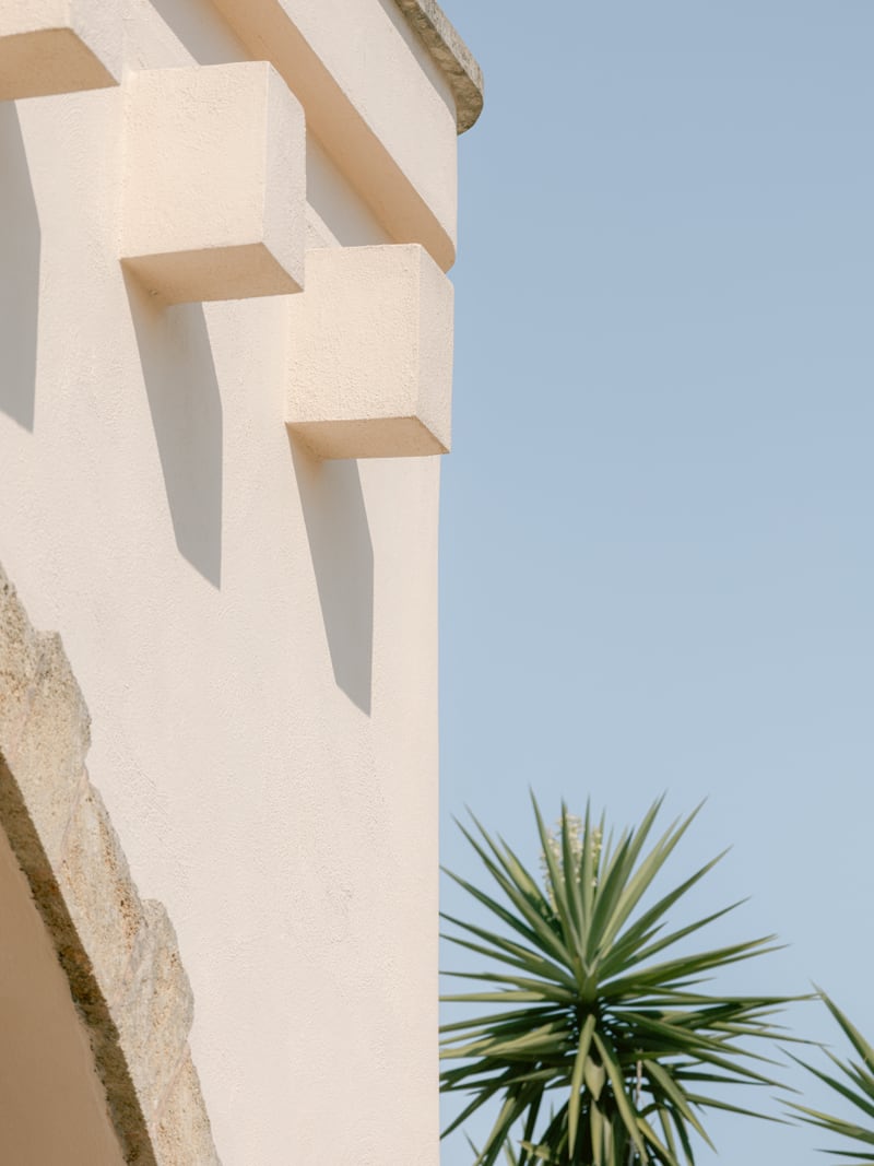 Mediterranean House With Palm by Marika Huisman