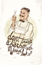 The Barber by Mike Koubou thumbnail
