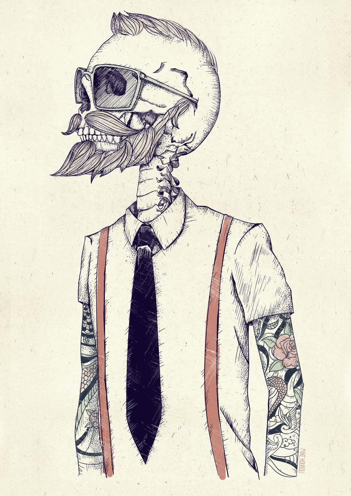 The Gentleman Becomes A Hipster by Mike Koubou