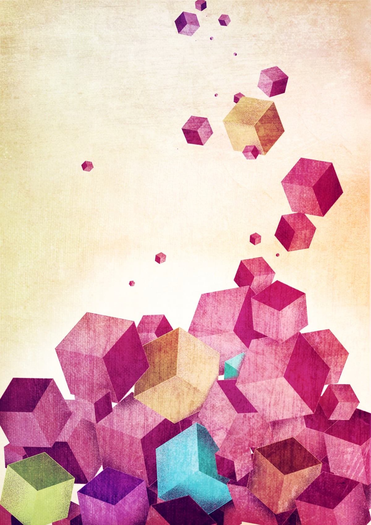 Color Cubes by Mike Koubou