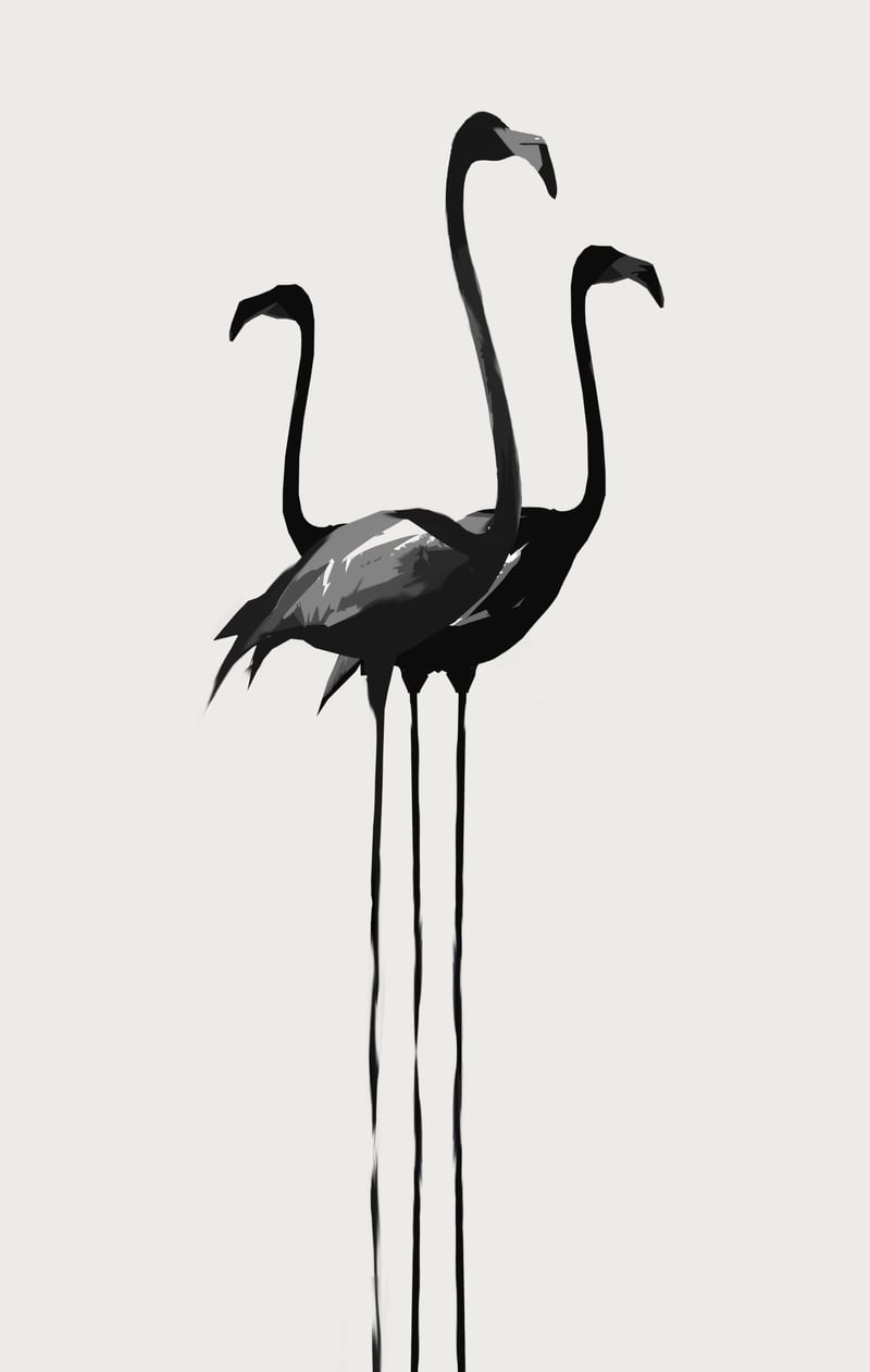 Flamingo  by Animal Prints