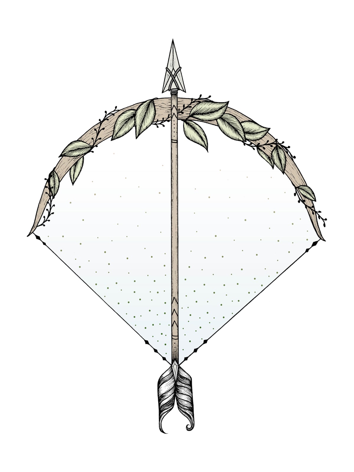 Bow And Arrow by Barlena