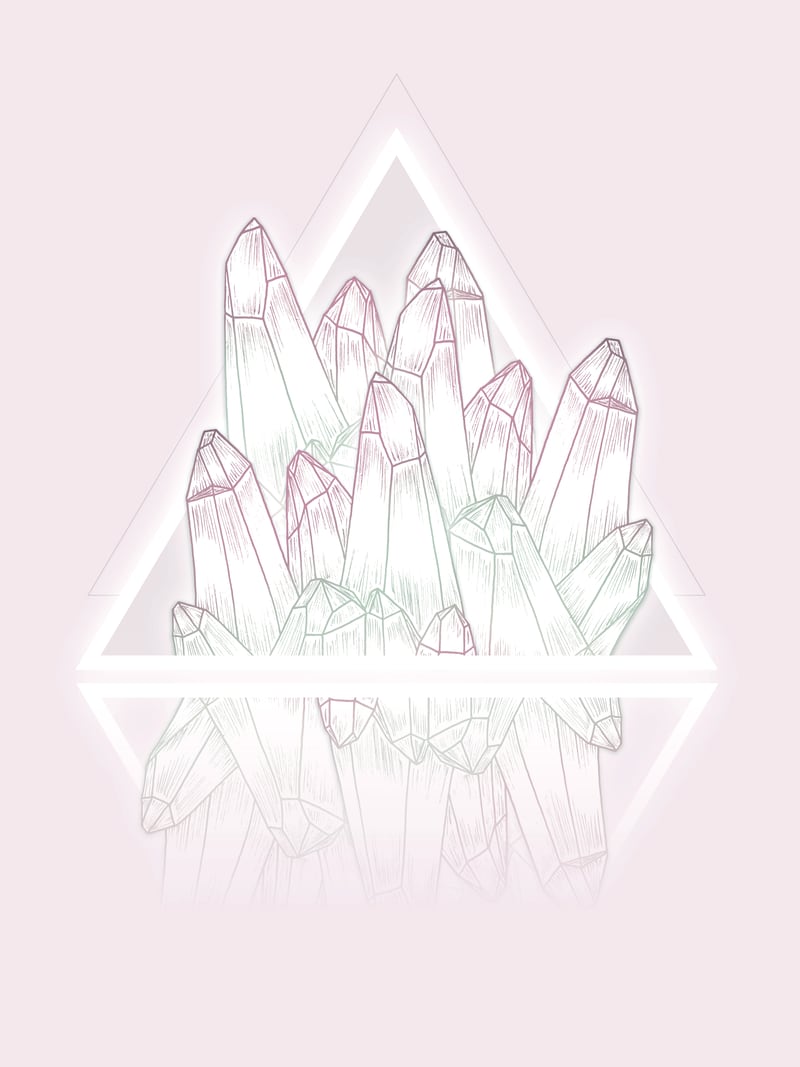 Crystals Pink by Barlena