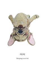 Pepe Sleeping Art French Bulldog  by Glitterbug Gifts thumbnail