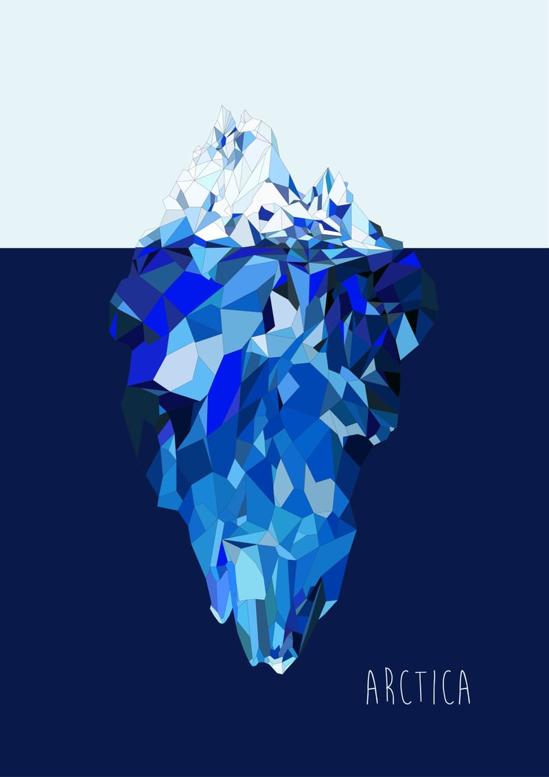 Ice Moutain by Estampe & Co