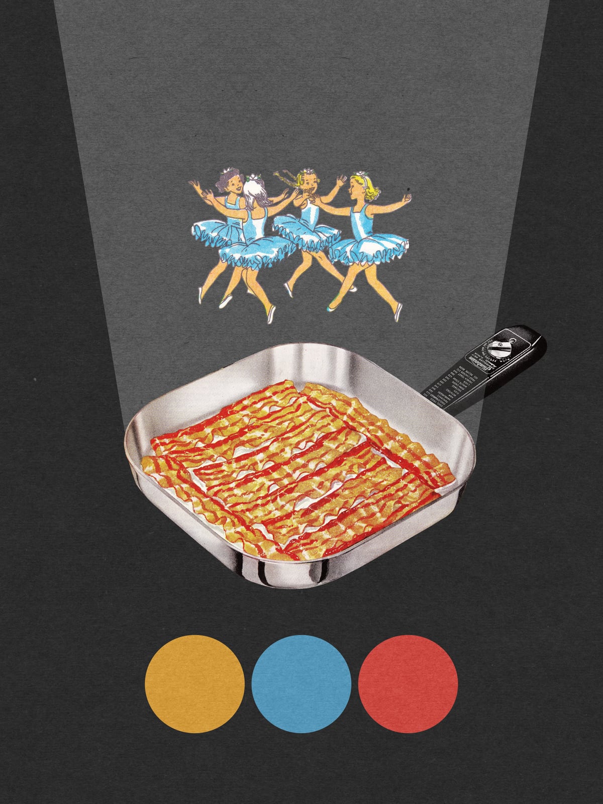 Bacon by LennyCollageArt