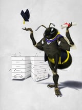 To Be Or Not Too Bee Wordless by Rob Snow thumbnail