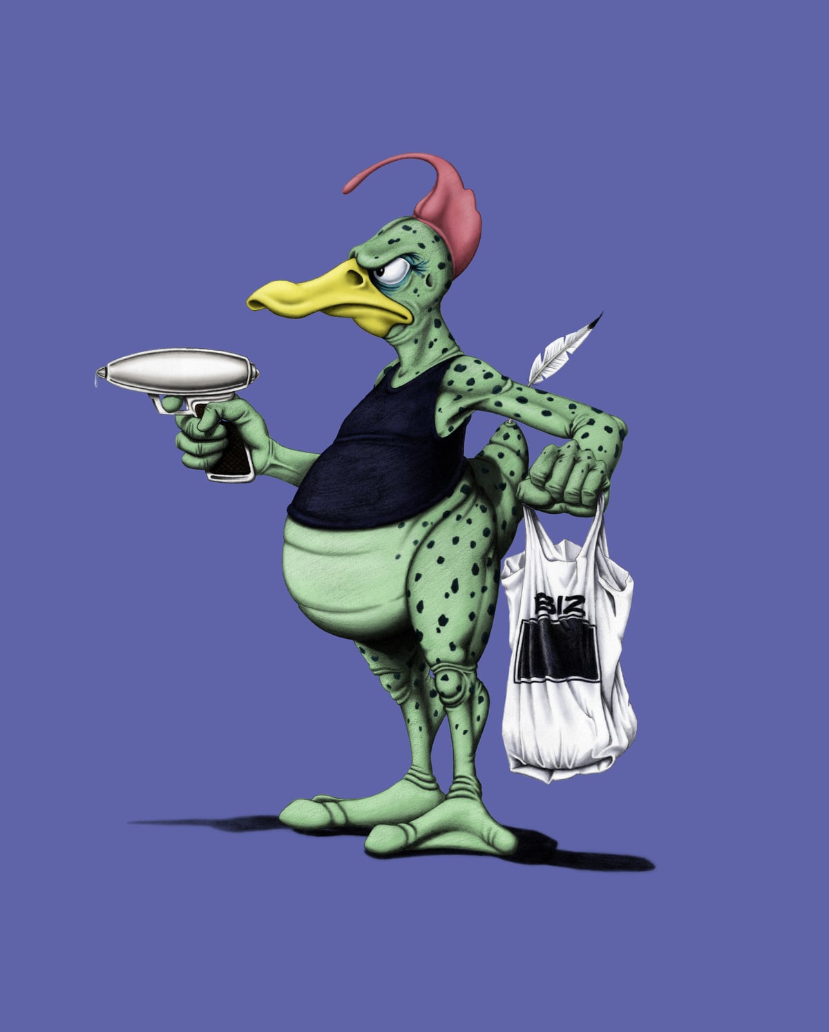 Space Duck Colour by Rob Snow