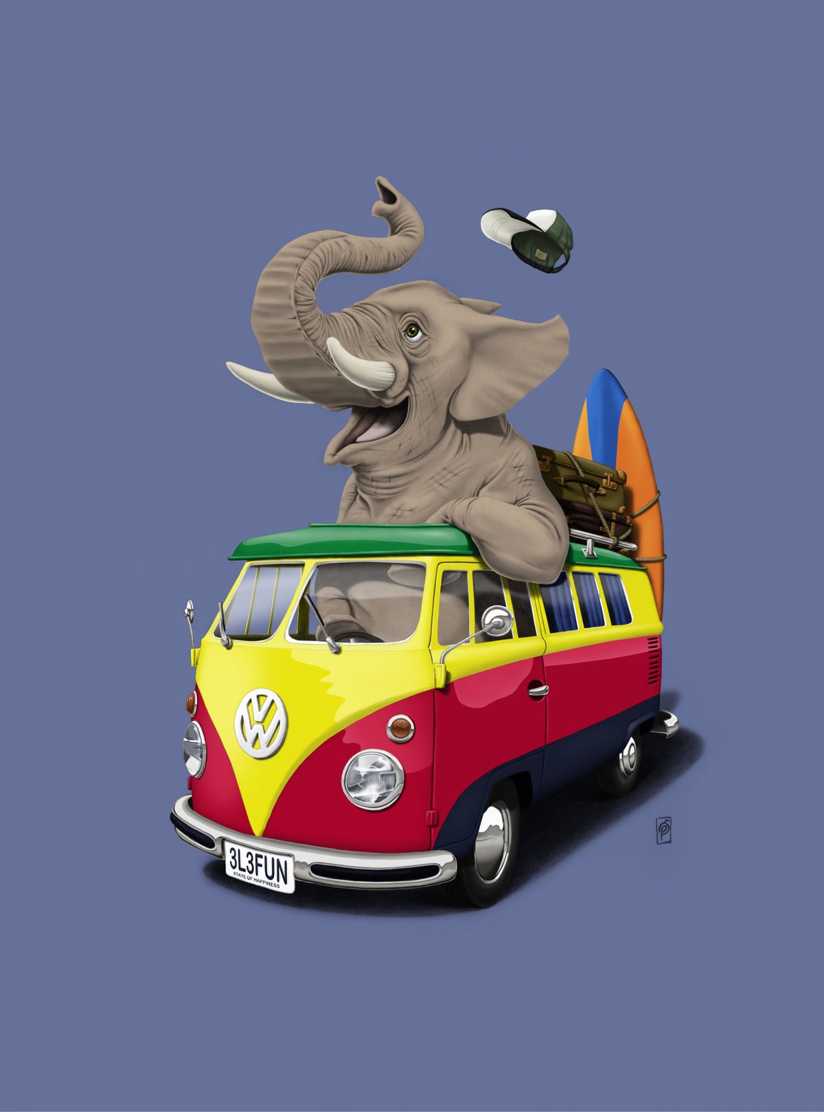 Pack The Trunk Colour by Rob Snow