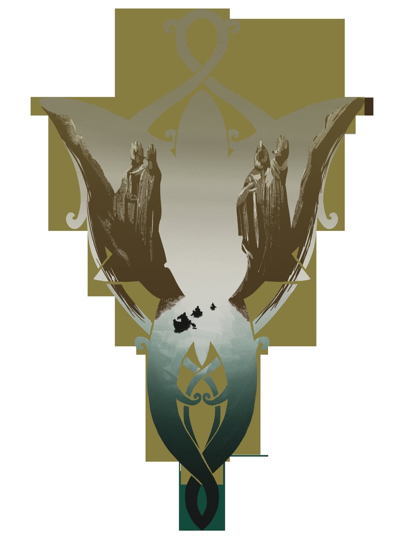 Evenstar at the Argonath by Icewreath