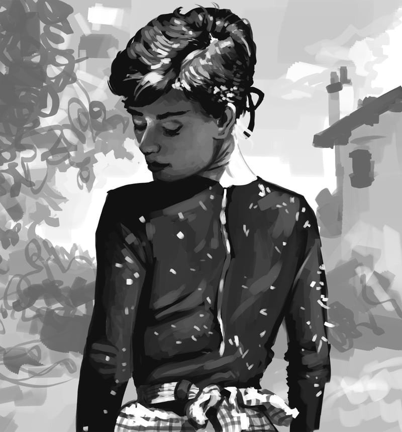 Audrey Monochrome by Icewreath