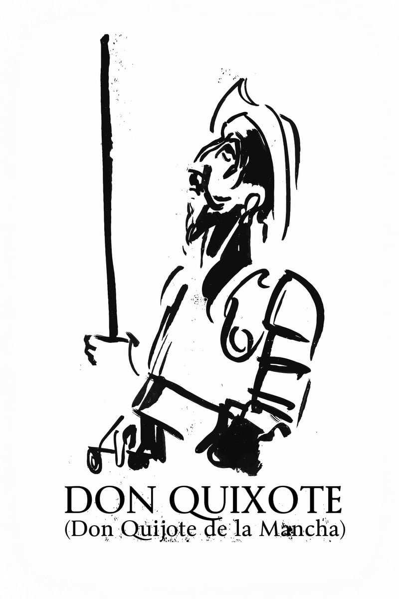 Don Quixote by BlackLineWhite
