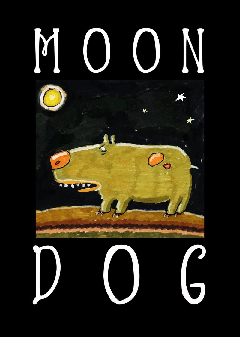 Moon Dog by BlackLineWhite