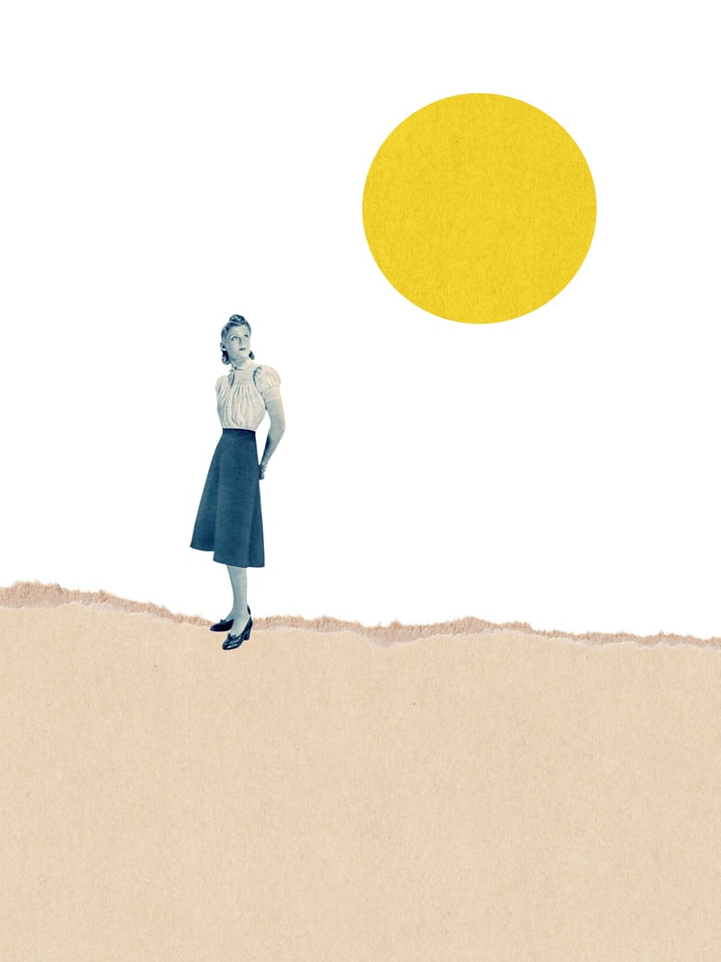 Full Moon by LennyCollageArt