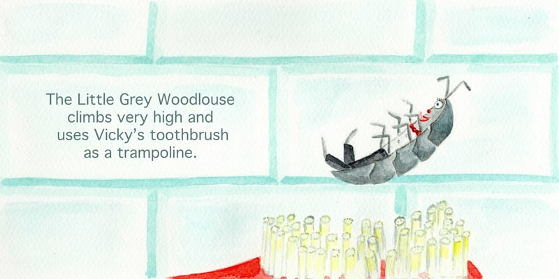 Vicky Licketts & the Little Grey Woodlouse by Georgina Talfana