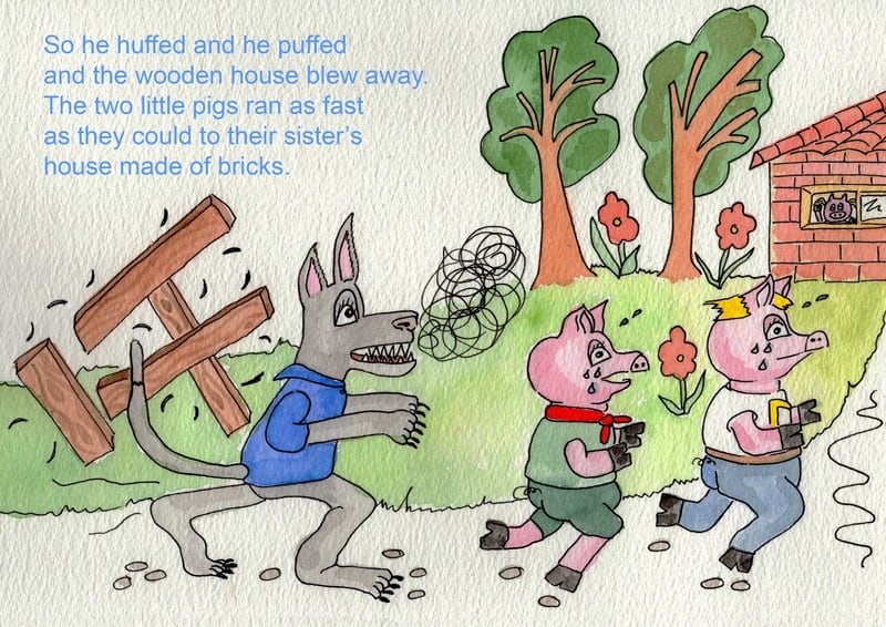 Three Little Pigs by Georgina Talfana