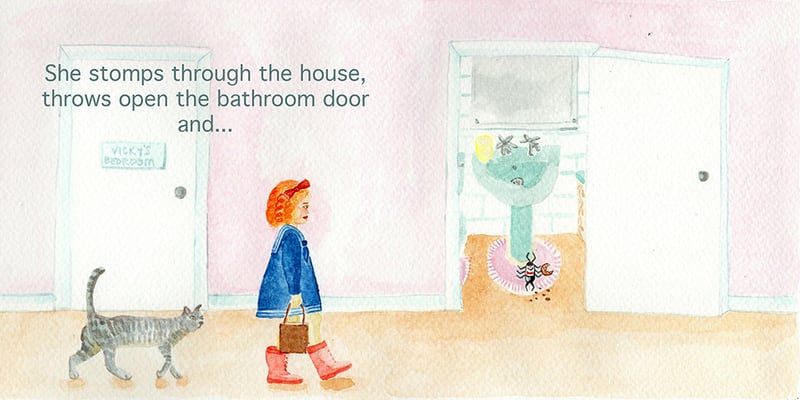 Vicky Licketts & the Little Grey Woodlouse by Georgina Talfana
