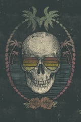 Palm Skull by Mike Koubou thumbnail